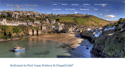 Desktop Screenshot of portisaacpottery.co.uk