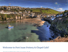 Tablet Screenshot of portisaacpottery.co.uk